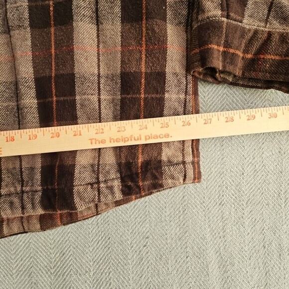 Fleece Lined Heavy Flannel Jacket Men's XXL Five Pockets Workcore Weatherwear - Picture 12 of 16